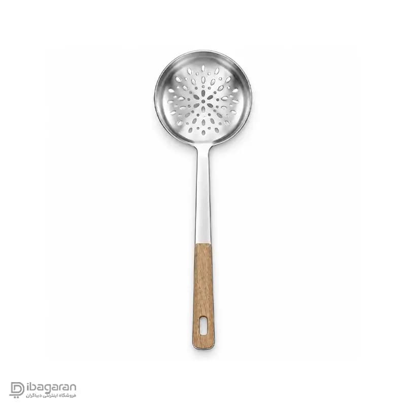 کفگیر آبکش دسته چوبی ریما مدل 13297 — تصویر ۵