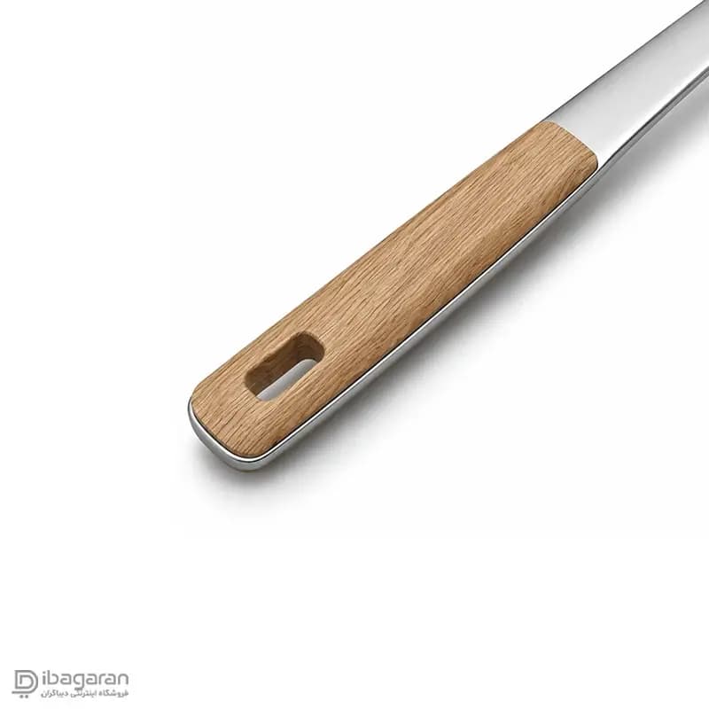 ملاقه استیل دسته چوبی ریما مدل 13296 — تصویر ۴