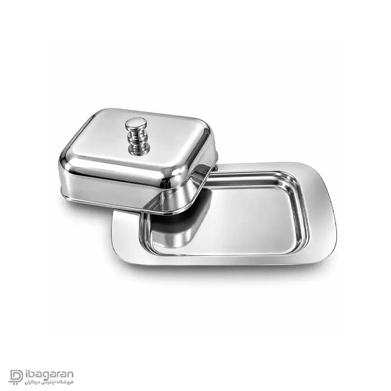 کره خوری استیل درب دار ریما مدل 13286 — تصویر ۴