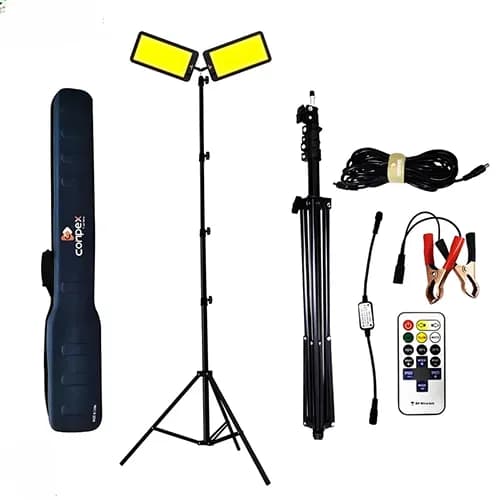 چراغ کمپینگ 2 پر دو رنگ کانپکس مدل FR-28 COB RF — تصویر ۲