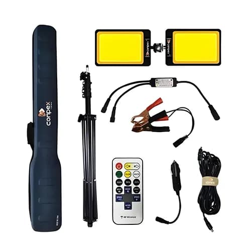 چراغ کمپینگ 2 پر دو رنگ کانپکس مدل FR-28 COB RF