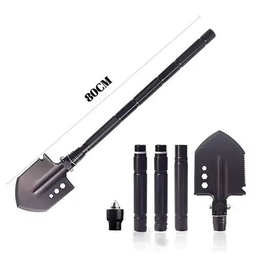 بیل همه کاره آفرود و کمپینگ تاشو SHOVEL ZP-06 باکس دار