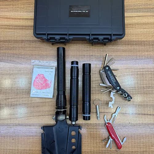 بیل همه کاره آفرود و کمپینگ تاشو SHOVEL ZP-06 باکس دار — تصویر ۲