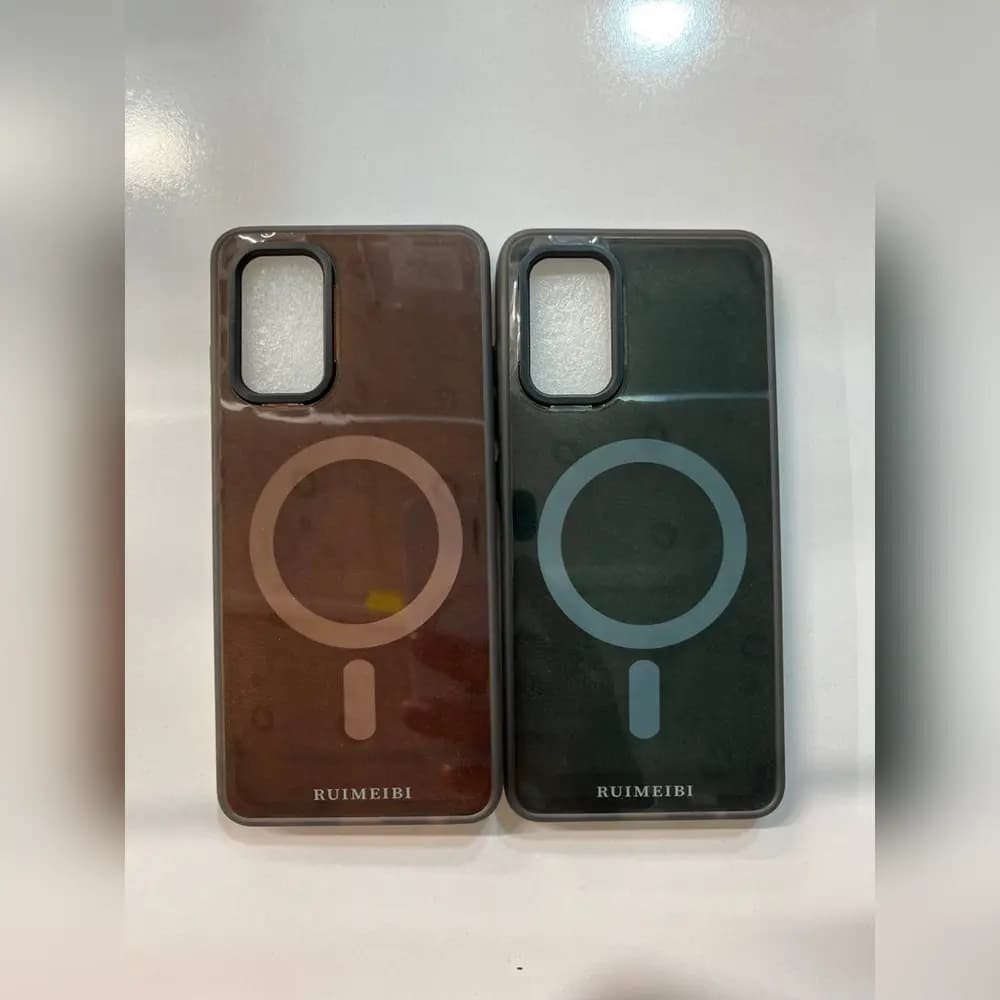 قاب گوشی مگ‌سیف RUMEIBI | قاب شفاف رنگی مناسب برای گوشی سامسونگ A32 4g — تصویر ۳