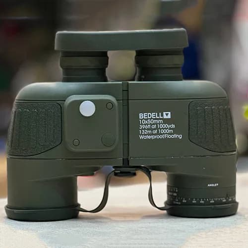 دوربین دوچشمی شکاری بیدل BEDELL 10×50 قطب‌نما دار رتیکال دار