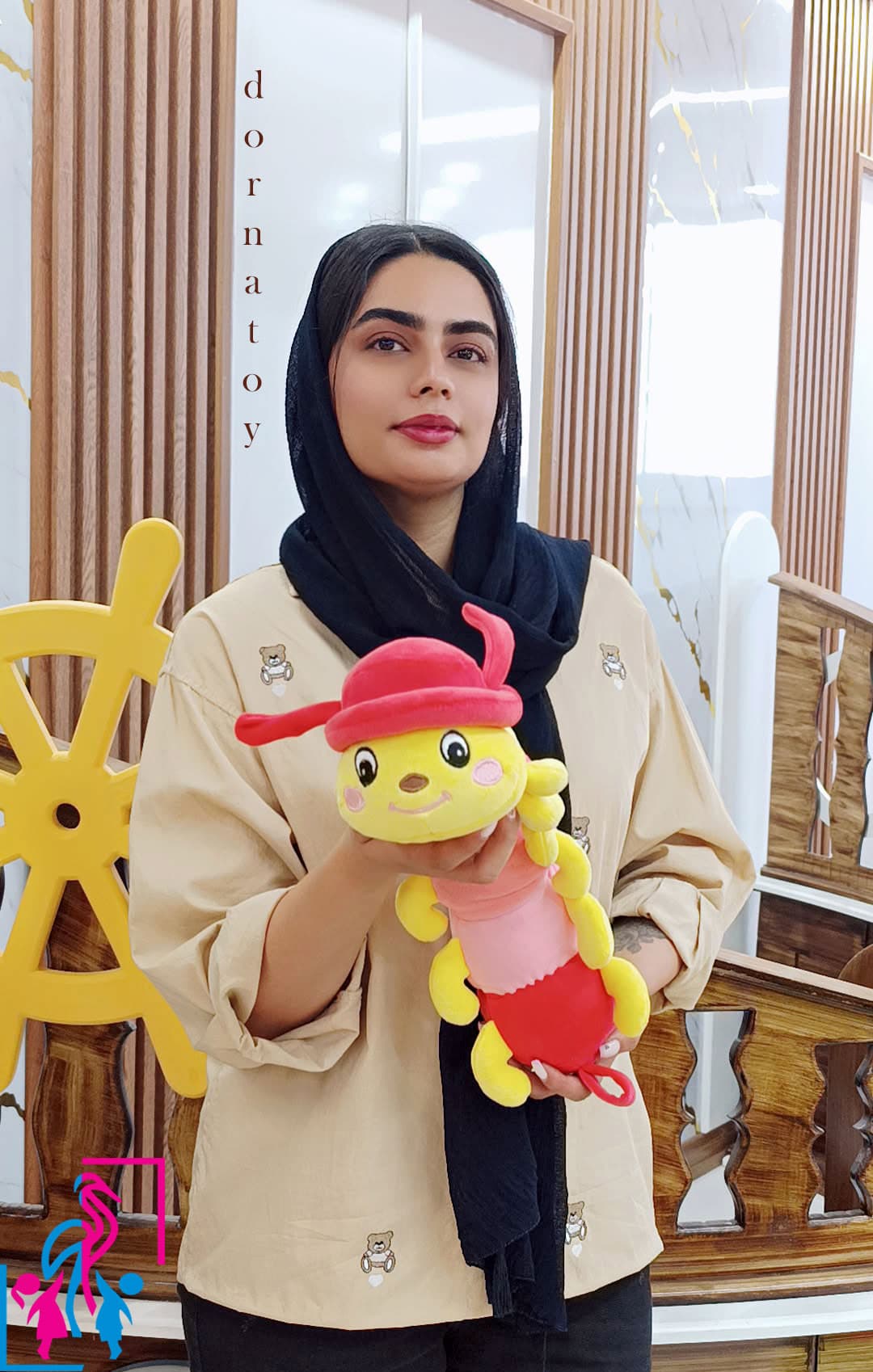 عروسک هزارپا 50سانت