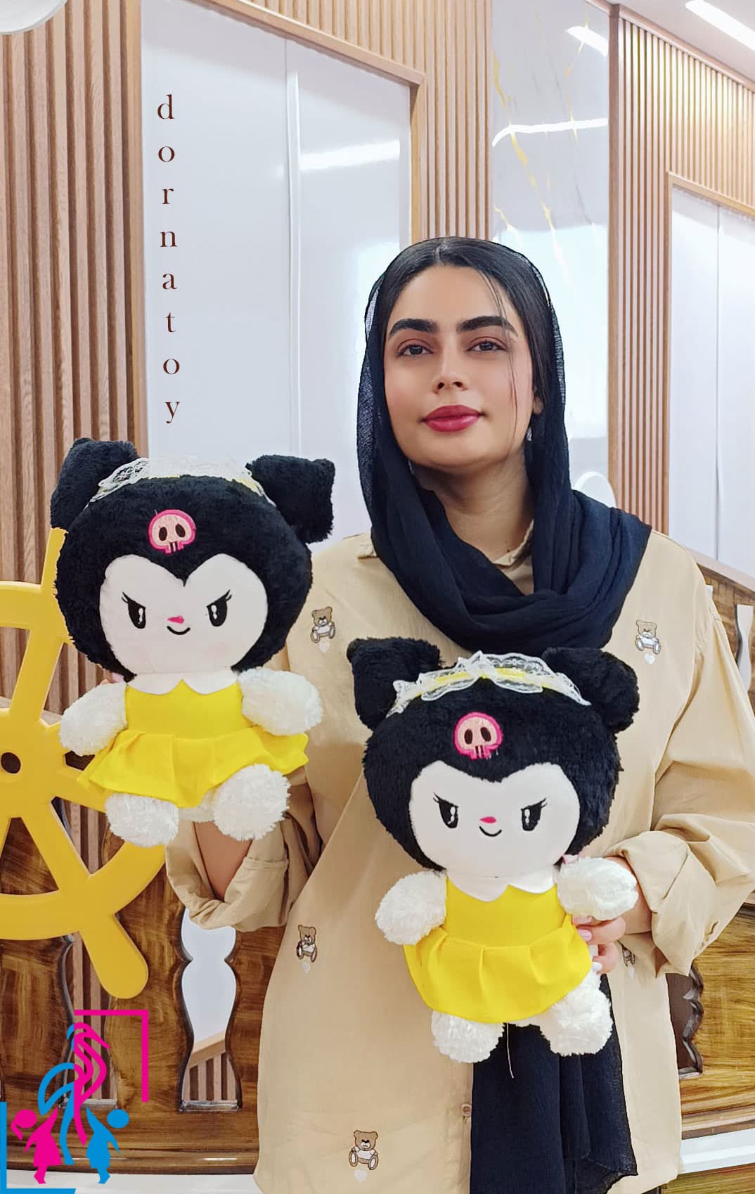 عروسک کرومی 30سانت