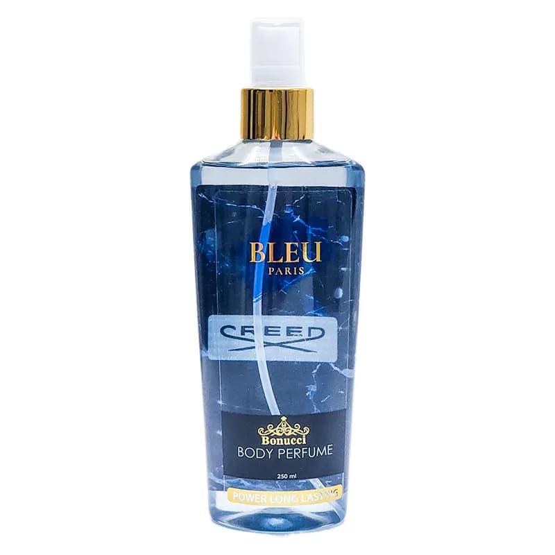 بادی اسپلش مردانه بونوچی مدل BLEU با رایحه کرید اونتوس حجم 250 میلی‌ لیتر