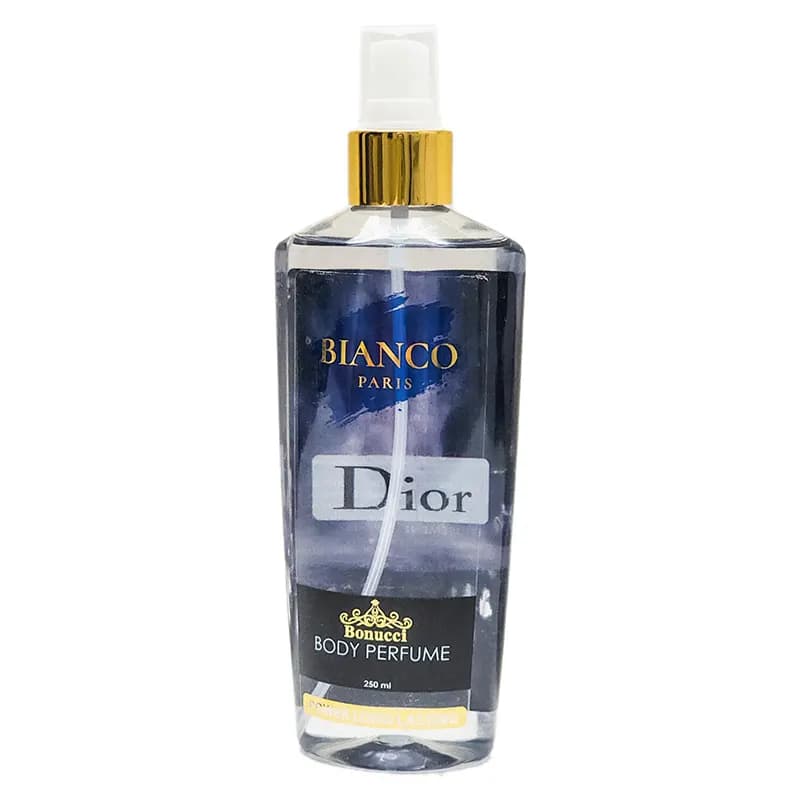 بادی اسپلش مردانه بونوچی مدل BIANCO با رایحه دیور حجم 250 میلی لیتر — تصویر ۲