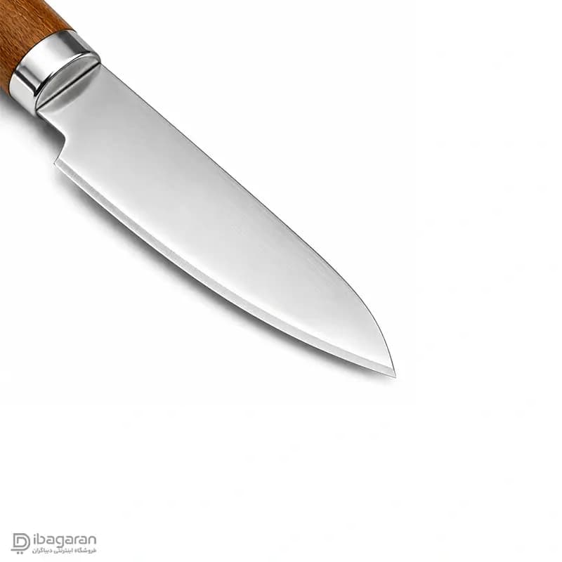 چاقو آشپزخانه دسته چوبی ریما مدل 13250 — تصویر ۳
