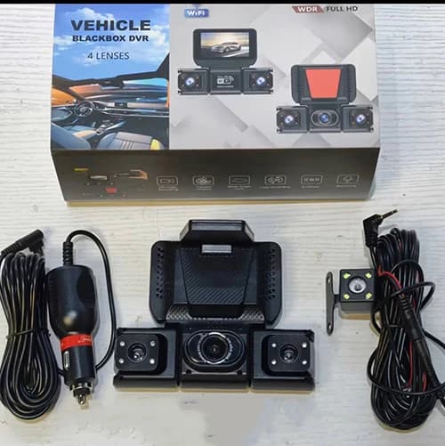 دوربین ثبت وقایع خودرو 4 لنزه وای فای دار Vehicle Blackbox DVR Full HD — تصویر ۲