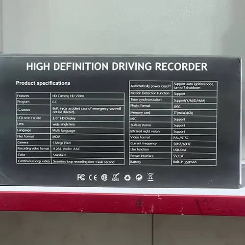 دوربین ثبت وقایع خودرو 4 لنزه وای فای دار Vehicle Blackbox DVR Full HD — تصویر ۶