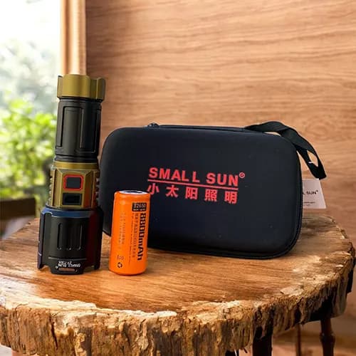 چراغ قوه دستی زومدار اسمال سان Small Sun مدل ZY-T308 — تصویر ۲