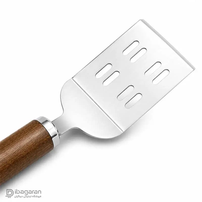 کفگیر تخت شیاردار استیل ریما مدل 13243 — تصویر ۳