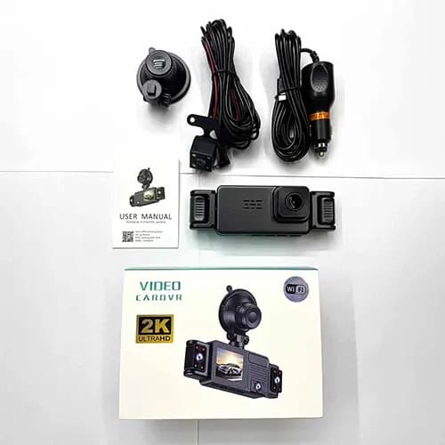 دوربین ثبت وقایع خودرو 5 لنزه 360 درجه وای فای دار 2K Ultra HD — تصویر ۸