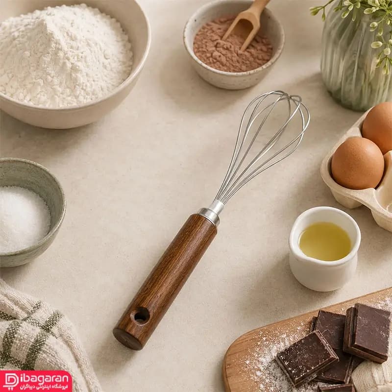 همزن دستی دسته چوبی ریما مدل 13235