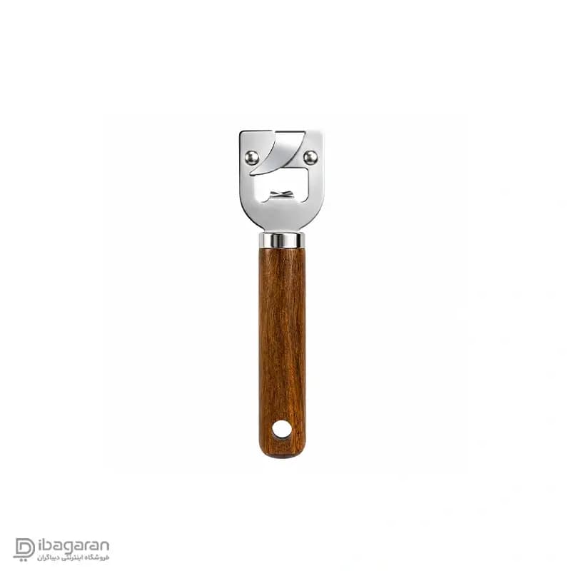 درب بازکن بطری استیل دسته چوبی ریما مدل 13238 — تصویر ۵