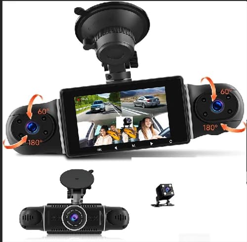 دوربین ثبت وقایع خودرو 4 لنزه 360 درجه وای فای دار Black Box M2