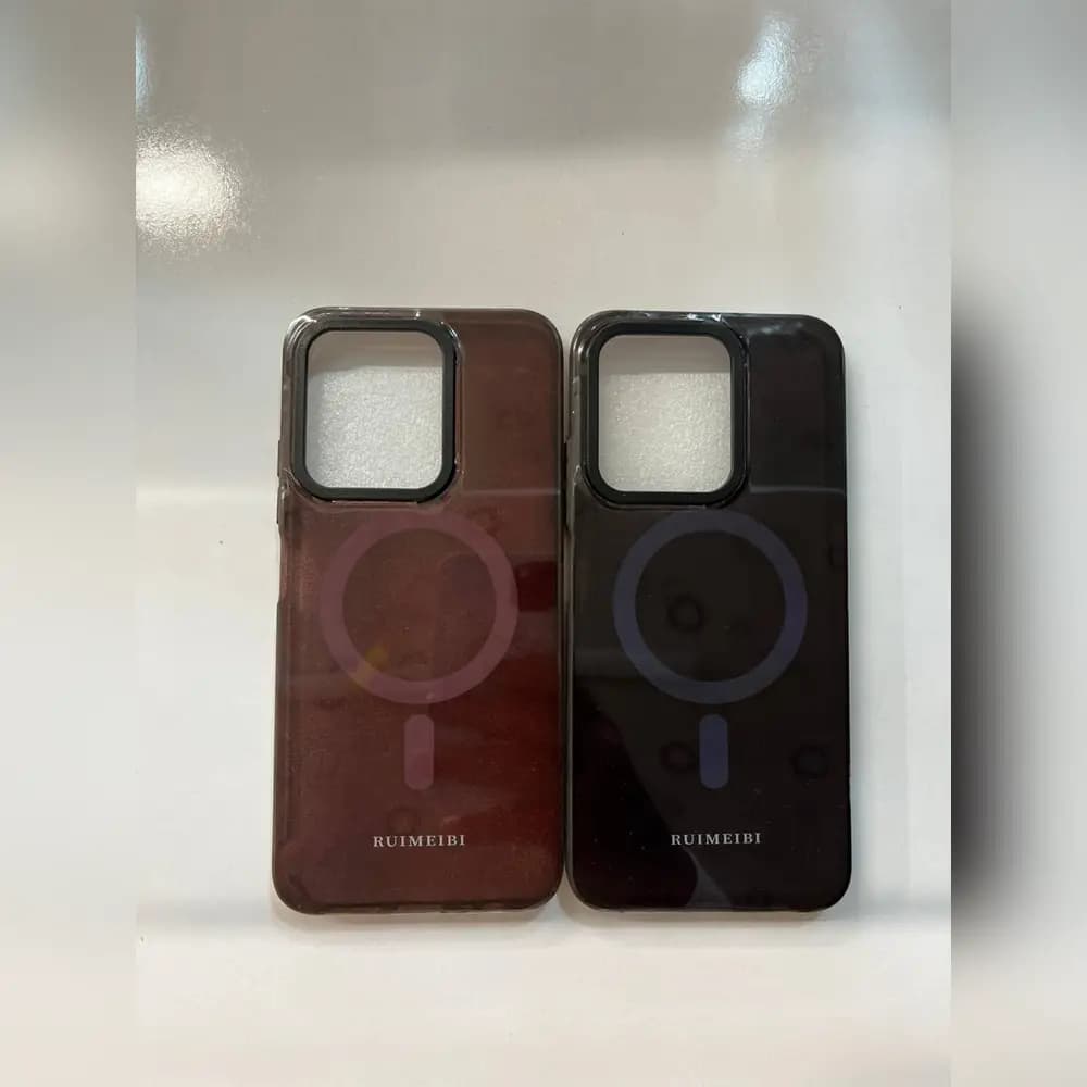 قاب گوشی مگ‌سیف RUMEIBI | قاب شفاف رنگی مناسب برای گوشی شیائومی Redmi 15C