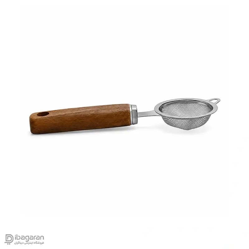 چای صاف کن استیل دسته چوبی ریما مدل 13231 — تصویر ۳