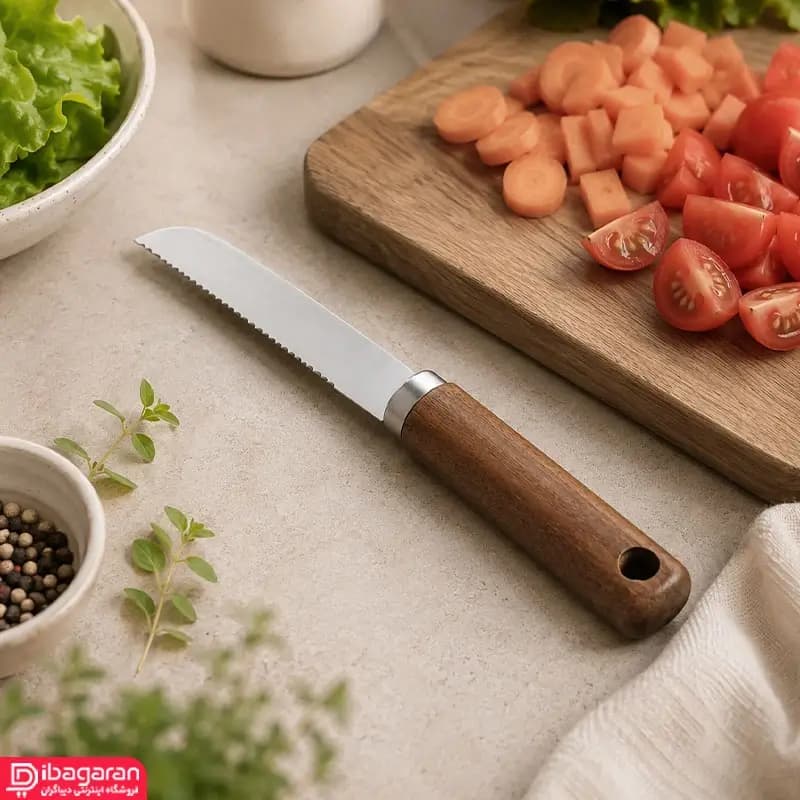 چاقو اره ای استیل دسته چوبی ریما مدل 13230 — تصویر ۶