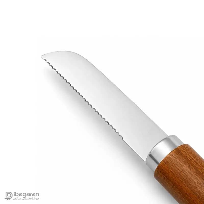 چاقو اره ای استیل دسته چوبی ریما مدل 13230 — تصویر ۳