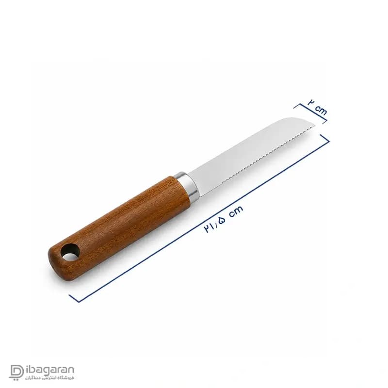 چاقو اره ای استیل دسته چوبی ریما مدل 13230 — تصویر ۲