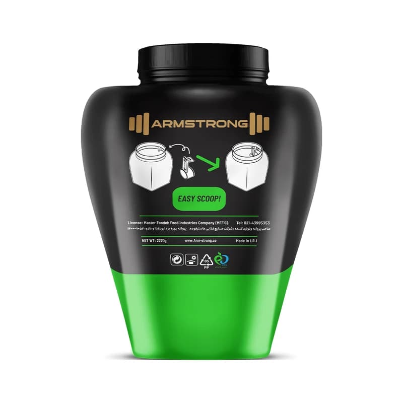 مس گينر وزن ٢٢٧٠ گرمي – برند ارمسترانگ | طعم شكلاتي – Armstrong brand Mass Gainer — تصویر ۴