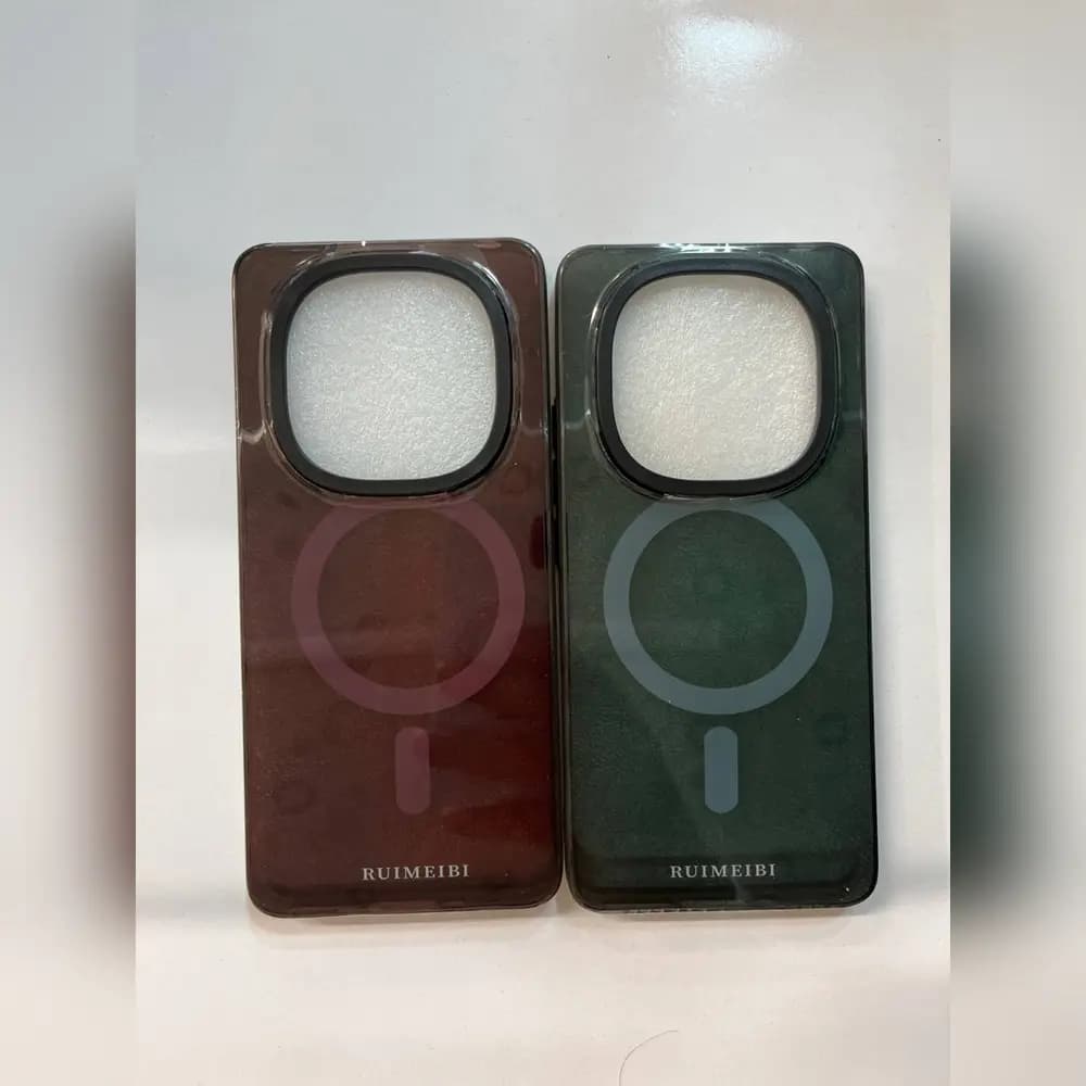 قاب گوشی مگ‌سیف RUMEIBI | قاب شفاف رنگی مناسب برای گوشی شیائومی note 14 pro 4g — تصویر ۳