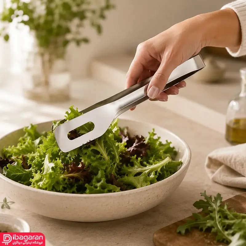انبر سالاد تخت استیل ریما مدل 13194 — تصویر ۶