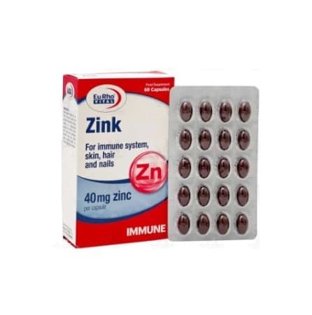 کپسول زینک 40 میلی گرم یوروویتال 60 عددی — تصویر ۷