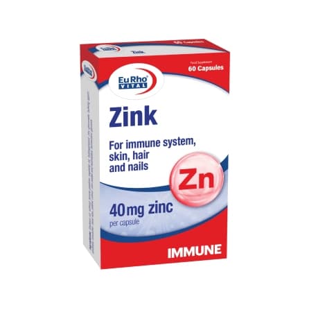کپسول زینک 40 میلی گرم یوروویتال 60 عددی — تصویر ۶