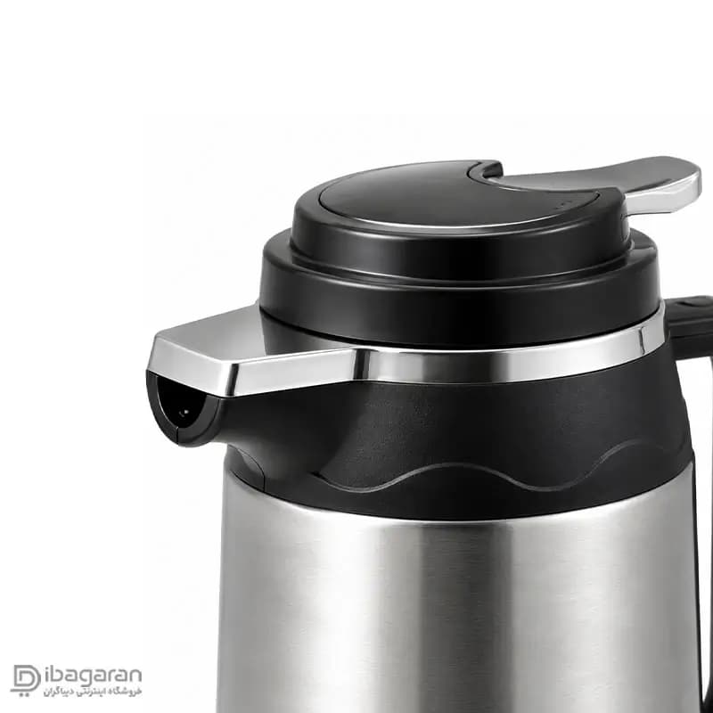 فلاسک استیل یونیک با محفظه شیشه ای — تصویر ۵