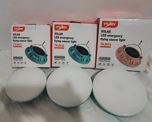 چراغ کمپینگ شارژی خورشیدی آویز و مگنت‌دار مدل TS-2032 — تصویر ۴
