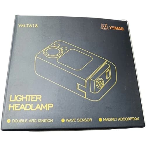 چراغ پیشانی و فندک شارژی یامائو مدل YM-T618 — تصویر ۶