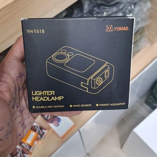 چراغ پیشانی و فندک شارژی یامائو مدل YM-T618 — تصویر ۸