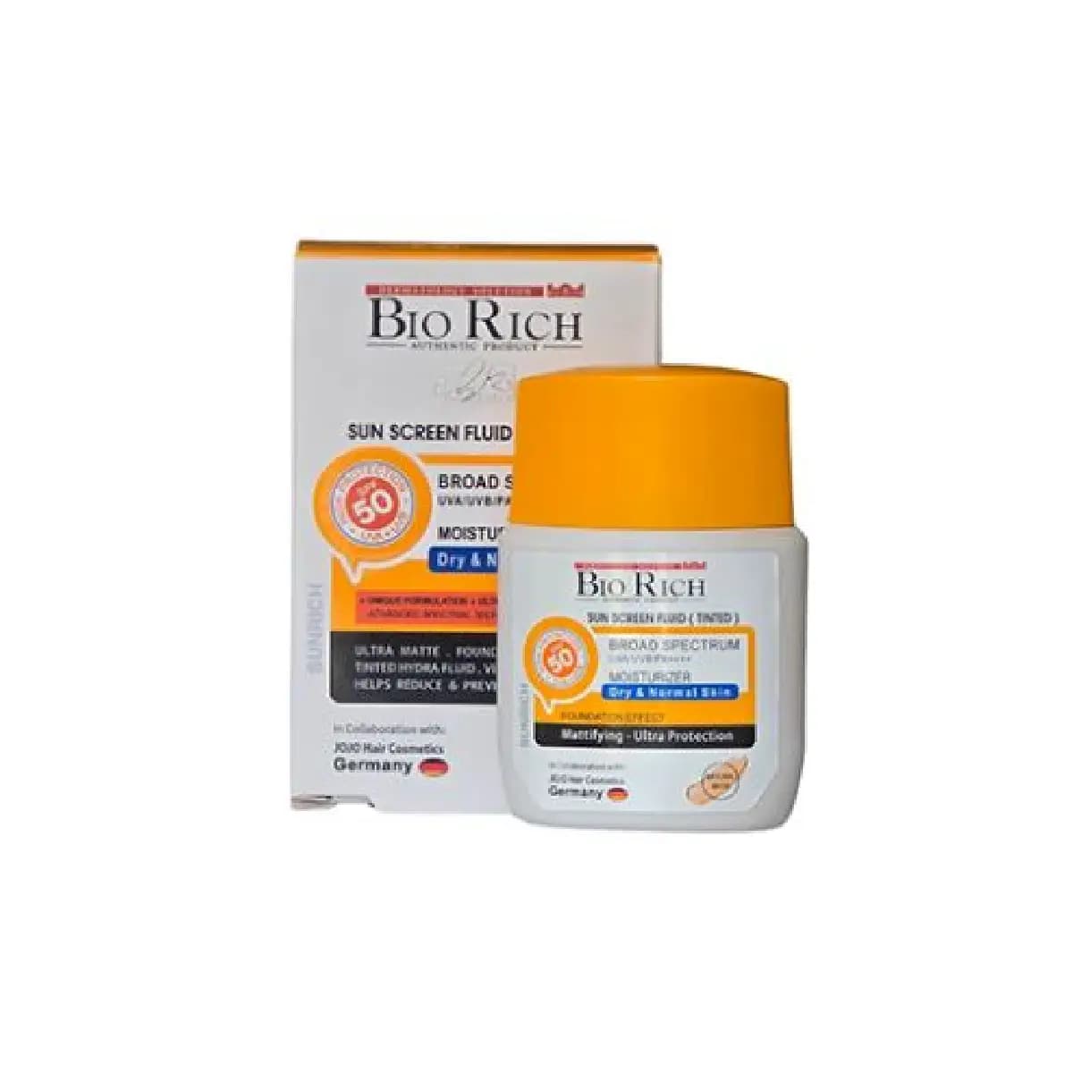 فلویید ضد آفتاب رنگی پوست خشک و نرمال SPF50 | بایوریچ — تصویر ۲