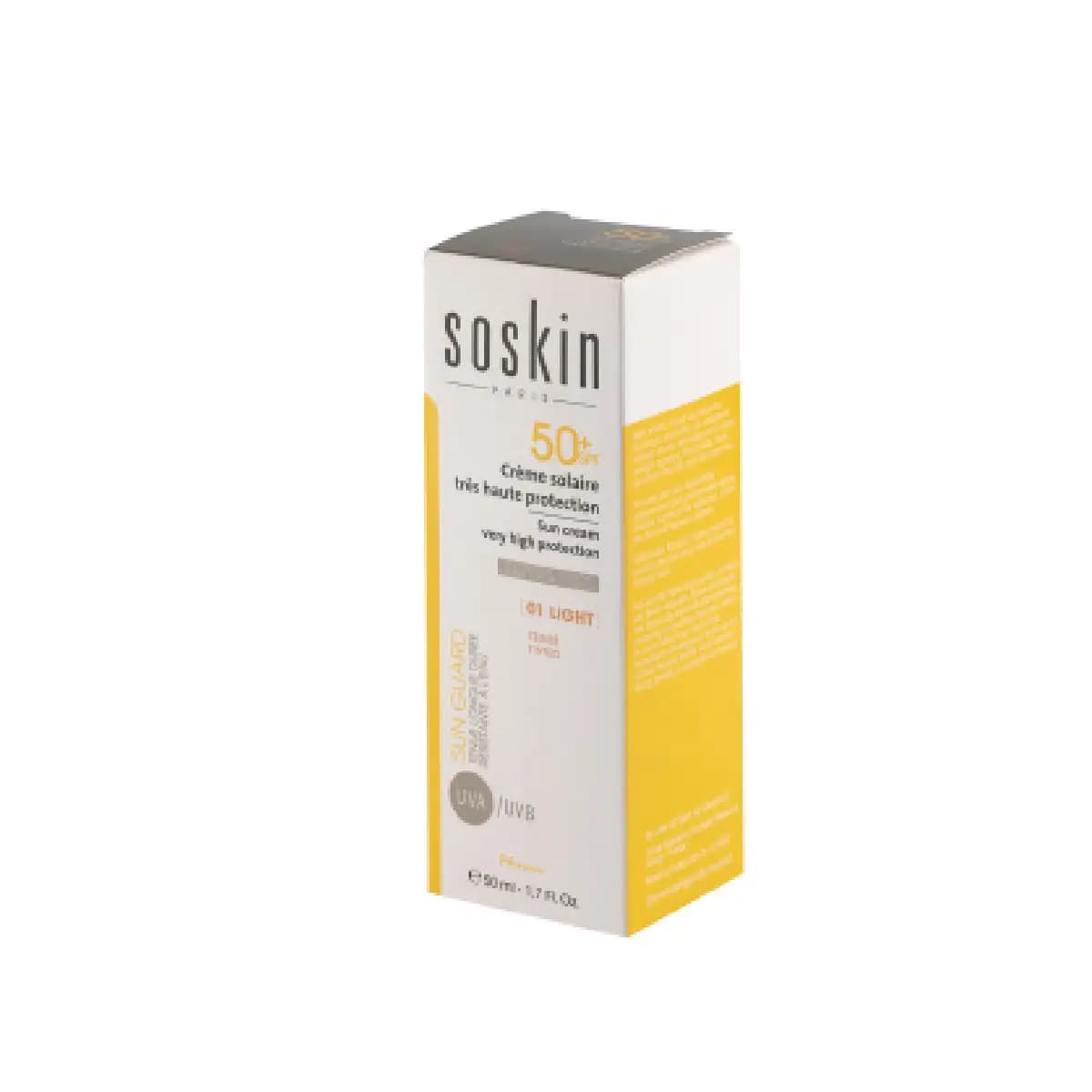 کرم ضدآفتاب SPF50 (بی رنگ) | سسکین — تصویر ۲