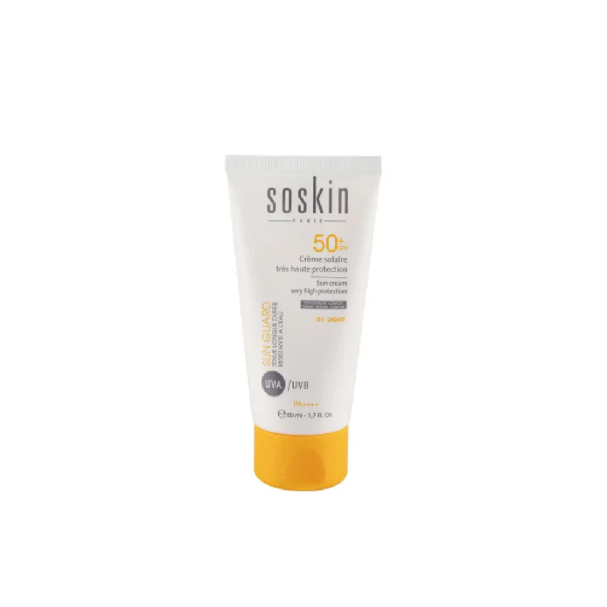 کرم ضدآفتاب SPF50 (بی رنگ) | سسکین — تصویر ۳
