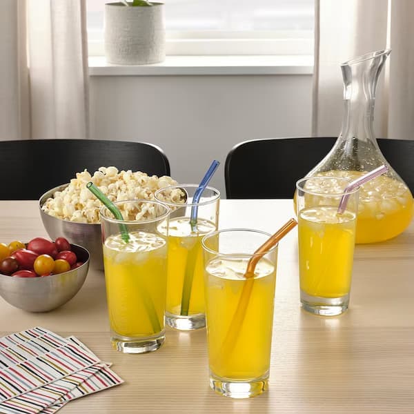 نی شیشه ای رنگی ایکیا BLAKAXA – پک 4عددی — تصویر ۵