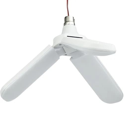 چراغ سیار سه پر LED خودرو 36 وات 12 ولت گیره سوسماری دار