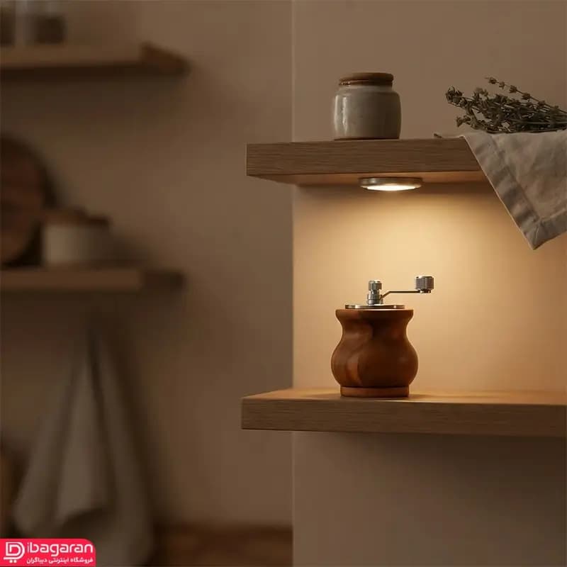 قهوه ساب دستی چوبی و استیل ریما مدل 13308