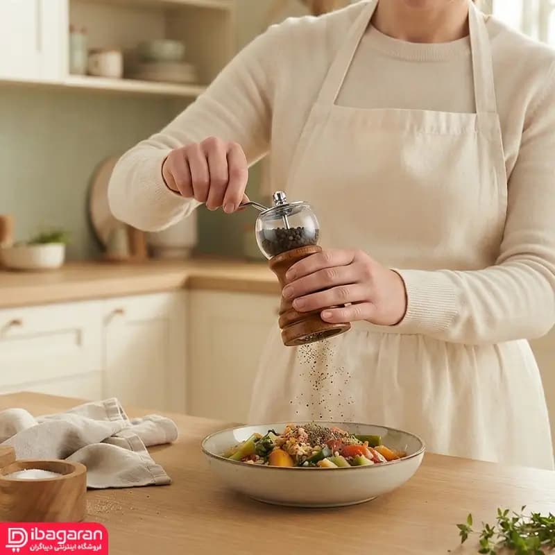 قهوه ساب دستی چوبی و اکرولیک ریما — تصویر ۷