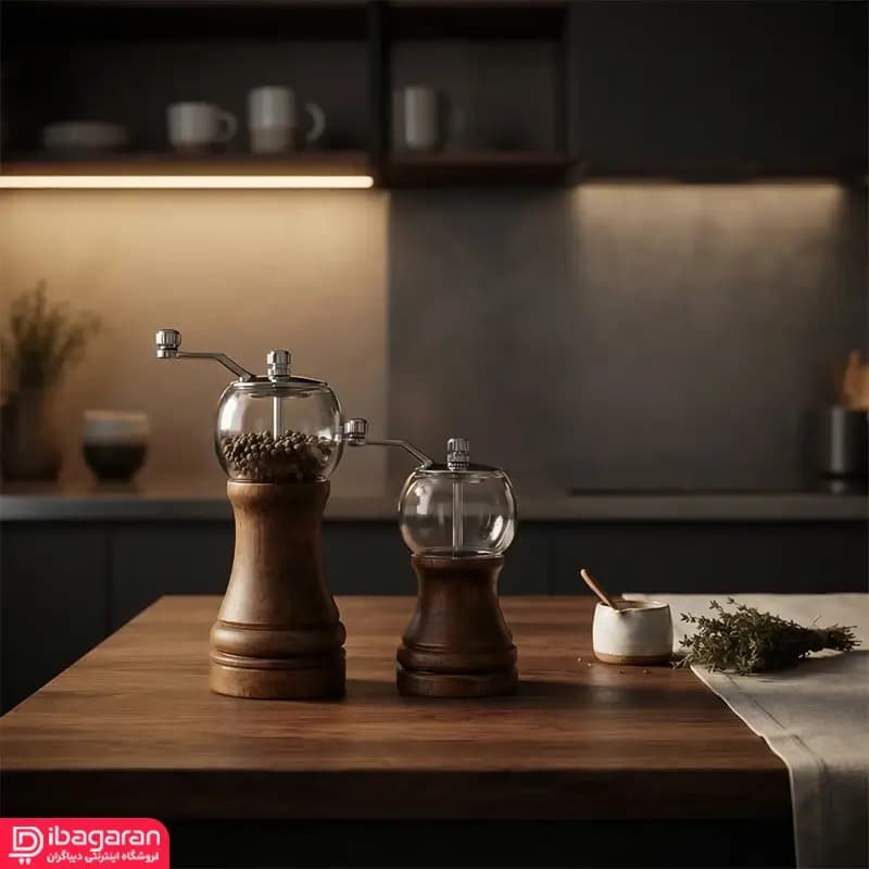 قهوه ساب دستی چوبی و اکرولیک ریما
