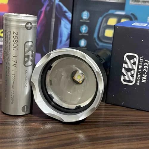 چراغ قوه شارژی زوم دار KK مدل KM-292J — تصویر ۷
