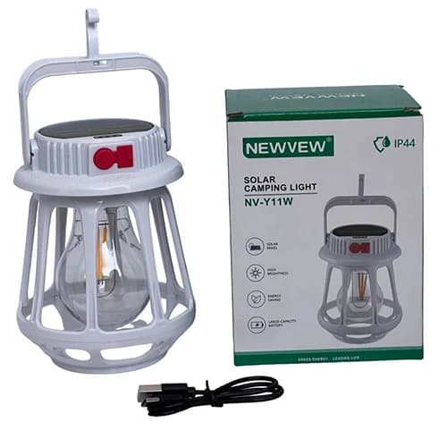 چراغ کمپینگ شارژی و خورشیدی NEWVEW مدل NV-Y11W
