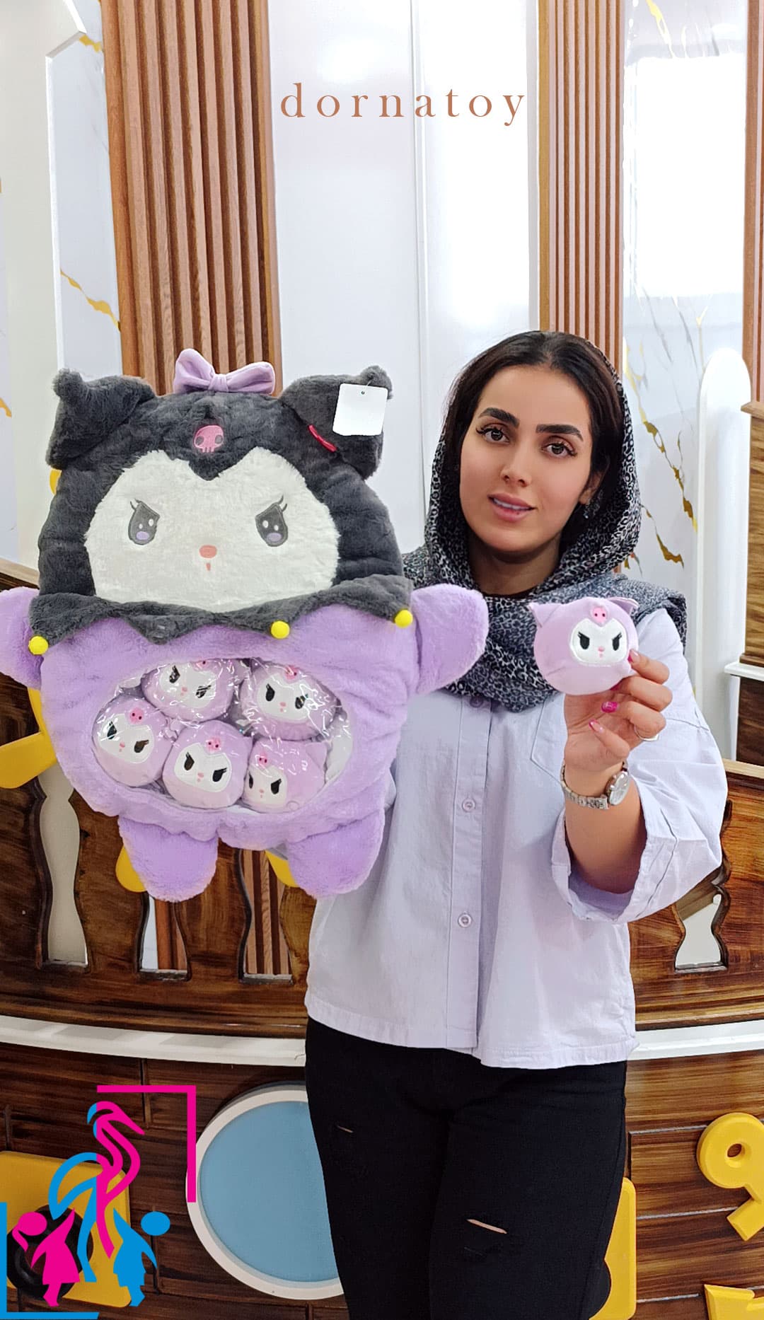 عروسک کرومی بچه دار