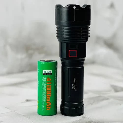 چراغ قوه شارژی اسمال سان Small Sun مدل ZY-T312 پاوربانک دار — تصویر ۴