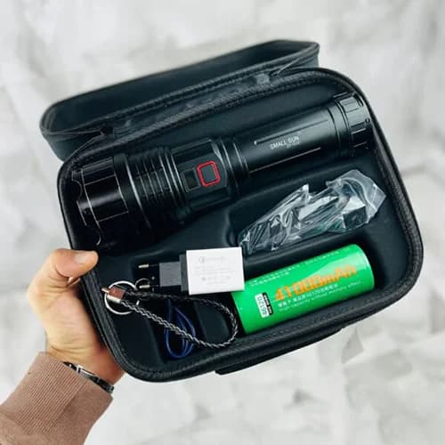 چراغ قوه شارژی اسمال سان Small Sun مدل ZY-T312 پاوربانک دار — تصویر ۳