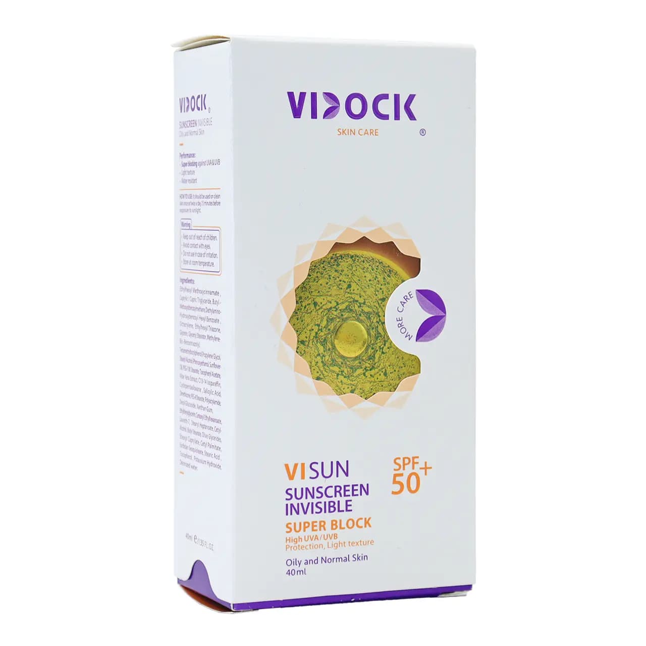 کرم ضد آفتاب بی رنگ پوست نرمال و چرب ویدک SPF50